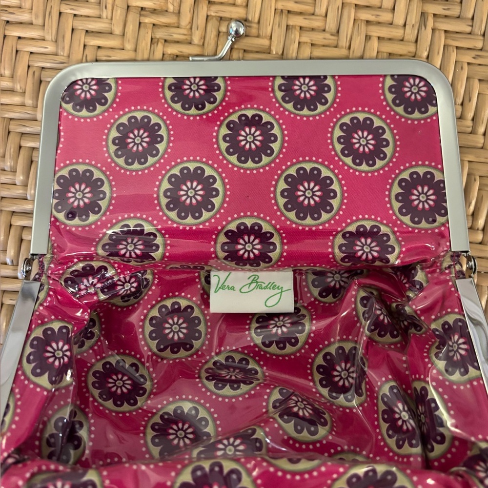 Vera Bradley Pink Brown Paisley bag - Picture 5 of 10